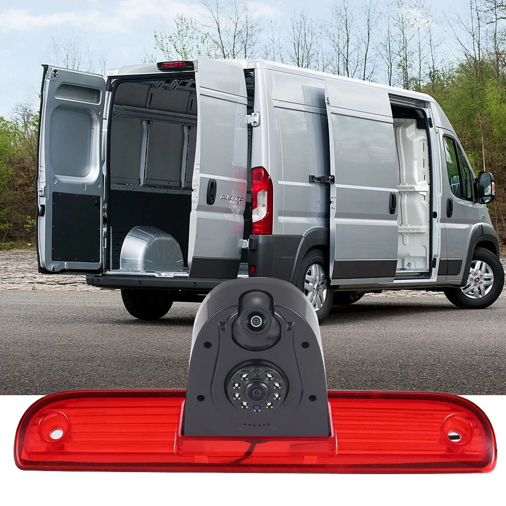 For Opel Movano-e C AUXHAL Peugeot Boxer 3 e-Boxer Bus Citroen Jumper Fiat Ducato MaHD Double lens backup Reverse camera