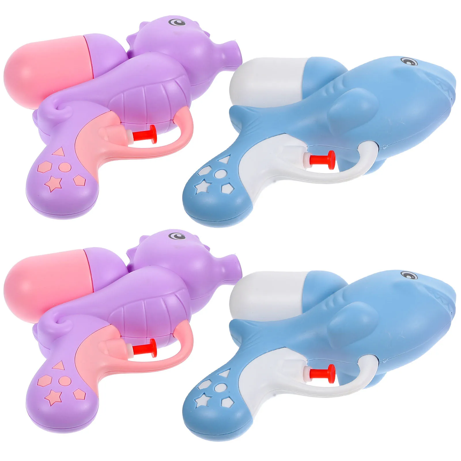 4Pcs Cartoon Water Bright Colors Lightweight Portable Water for Kids Summer Outdoor Entertainment Beach Pool