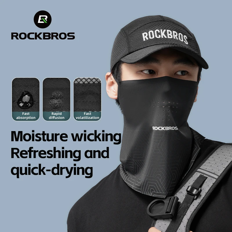 ROCKBROS Letnie czapki sportowe Oddychająca, szybkoschnąca czapka rowerowa Ochrona UV Lekka, wygodna czapka sportowa Bieganie Wędkarstwo