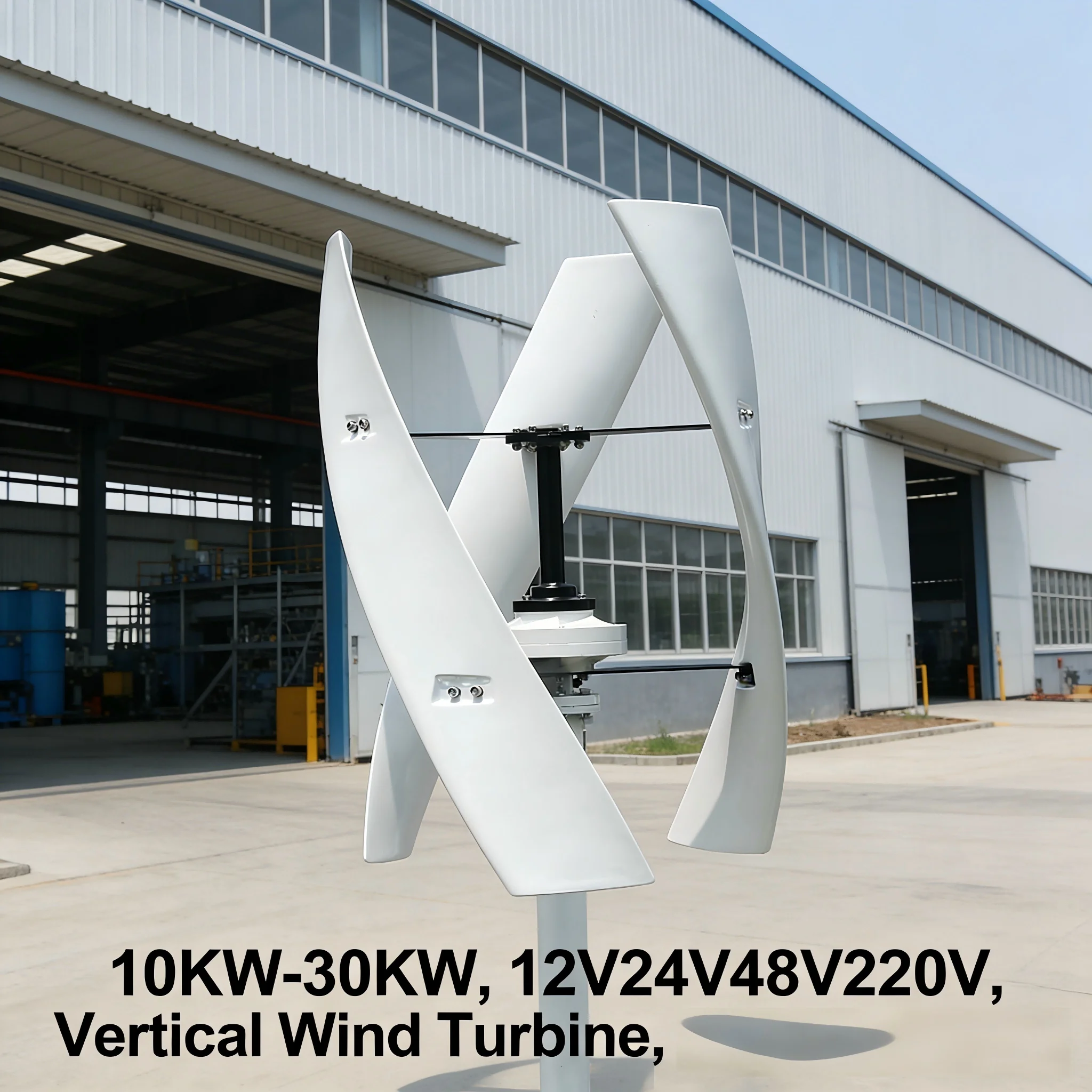 10KW CE Approved Vertical Axis Wind Turbine 12V 24V 48V 3-Phase Generator