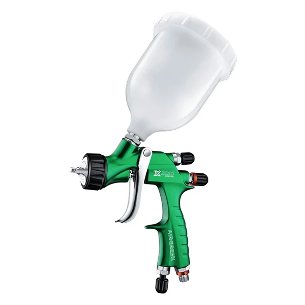 プロの高圧スプレーガン,X-2020 mm,エアグリーン,ノズルサイズ1.3mm