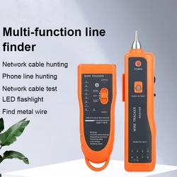 Profissional Network Cable Finder, ferramenta multifuncional, Ethernet, área local, Audio Line, Fault Locating, Trace Tester, RJ45, RJ11RJ45Cat678