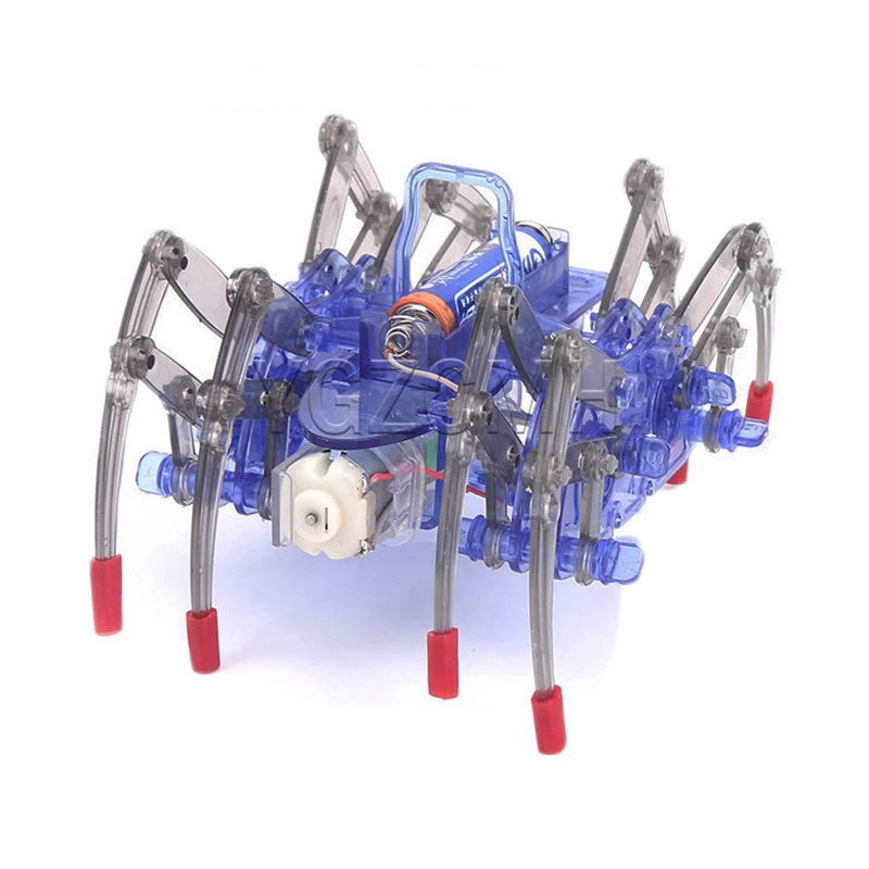 Electric Spider Robot DIY Scientific Experiment Technology Assembly Puzzle Assembly