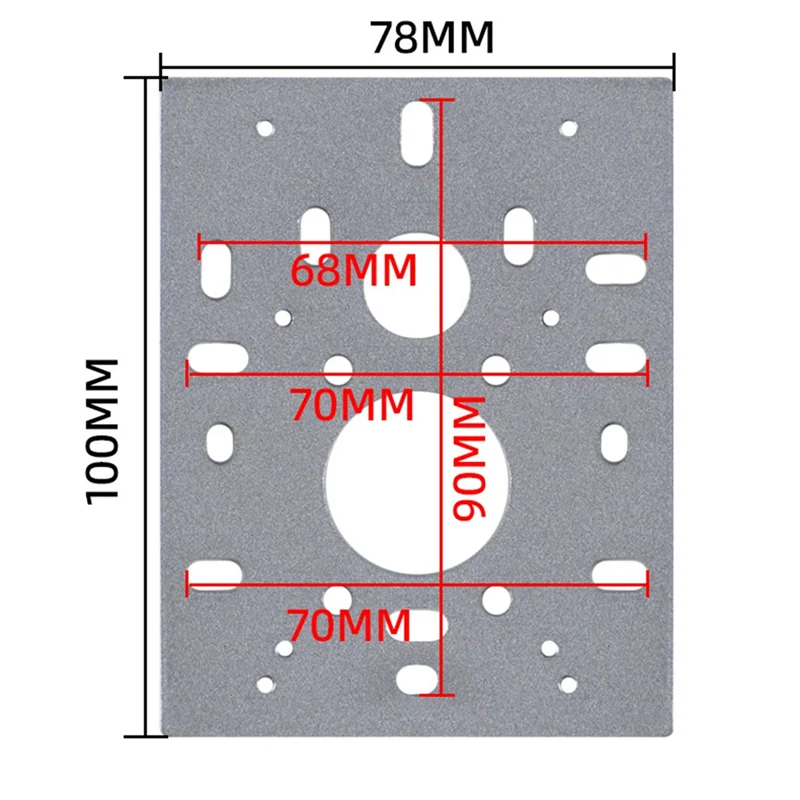 Y14A Wandmontagebeugel Multi-hoekaanpassing Universele aluminium basis voor gezichtsherkenningsmachines Toegangscontrolesysteem