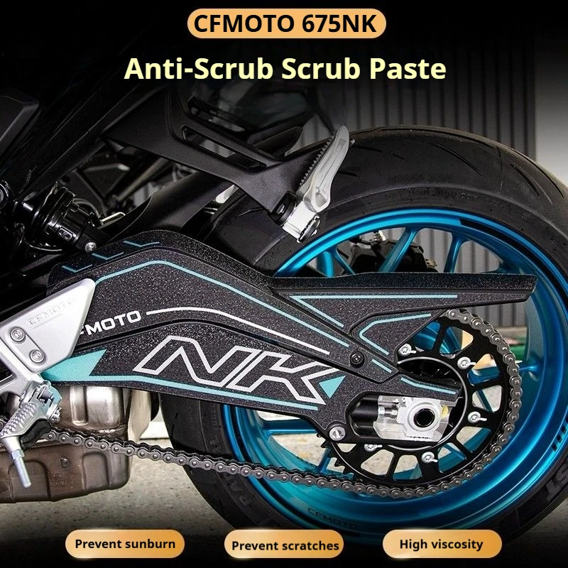 

For CFMOTO 675NK Motorcycle sticker, rear flat fork position decal and decal motorcycle protective film modification accessory