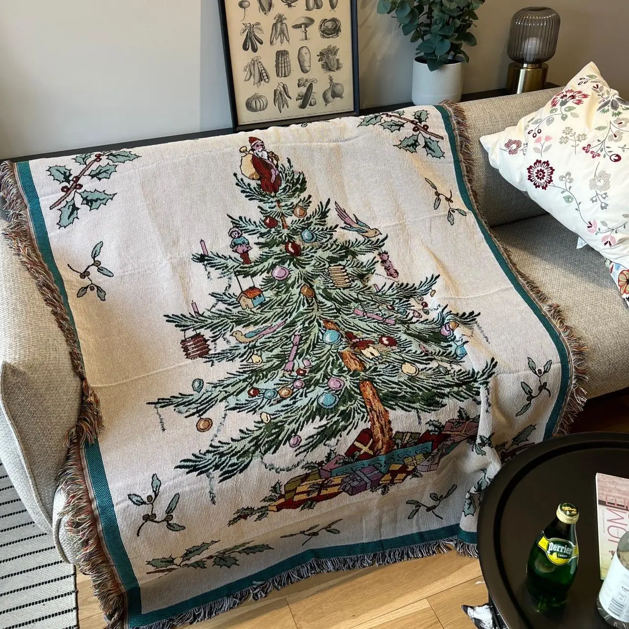 2026 New Years Gifts t Nutcracker Christmas Tree Star Throwt Soft BedQuilt Xmas Decor for Home