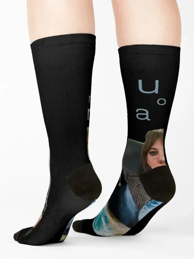 Philomena Cunk Socks feliz natal presente Meias de aquecimento para homens e mulheres