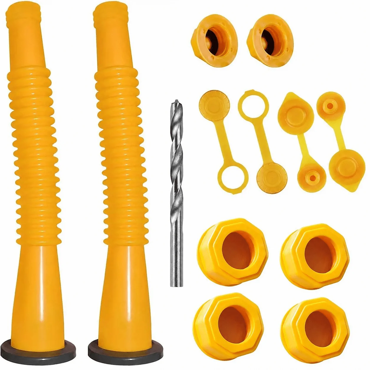 Flexible Gas Can Spout Upgraded Version Easy Installation Nozzle Kit Suitable for Enhanced Compatibility