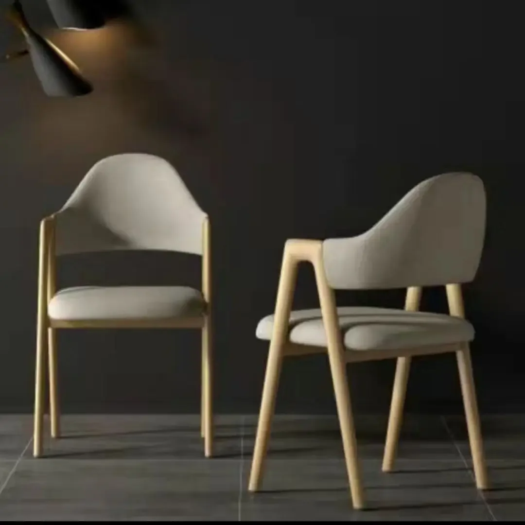 Nordic style backrest negotiation chair simple office