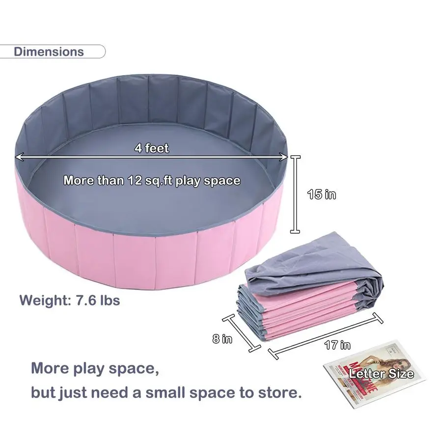 子供用ボールピット、ベビー用プレイヤード、ベビー用プレイペンフェンス、ボール1000個以上収納可能、折りたたみ式で持ち運び可能、空気入れ不要、モア