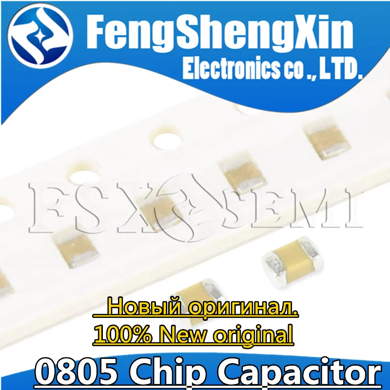 100pcs 0805 SMD Thick Film Chip Multilayer Ceramic Capacitor 1PF-47UF 50V 330PF 100nf 4.7NF10NF 220NF 1UF 2.2UF 4.7UF 10UF