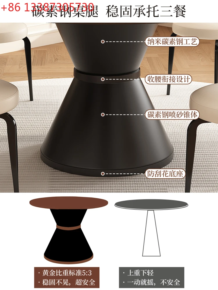 

Круглый обеденный стол из цельного дерева, китайский антикварный домашний новый обеденный стол в стиле ретро