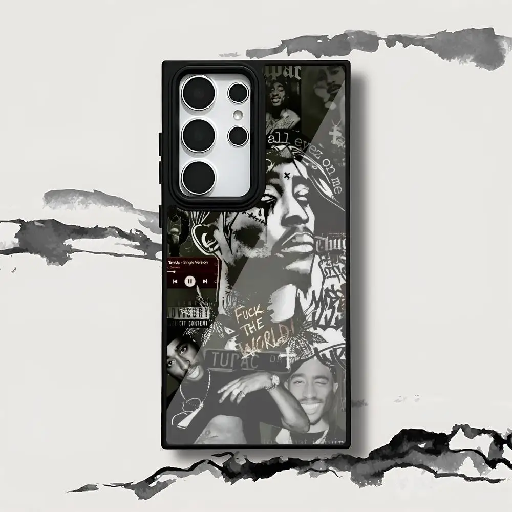Singer T-Tupac2 MAISTO Mouse Pad PC+TPU For Samsung S8 9 10 20Plus S30 24 20ULTRA