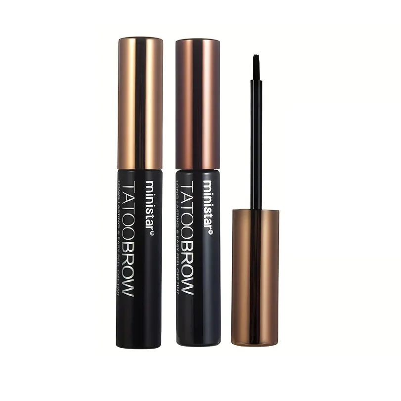 3 สี Tear Off Eyebrow Dye ยาวนานกันน้ํากันเหงื่อใช้งานง่าย Tear Off กาวคิ้ว