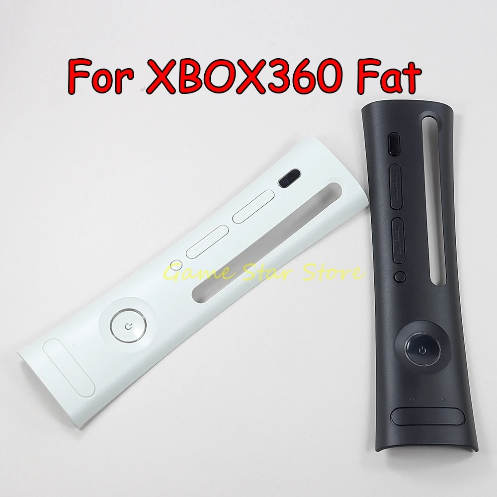 10pcs Faceplate For XBOX360 Fat Case Front Face Plate Replacement For Xbox 360 Fat Durable Front Shell Cover