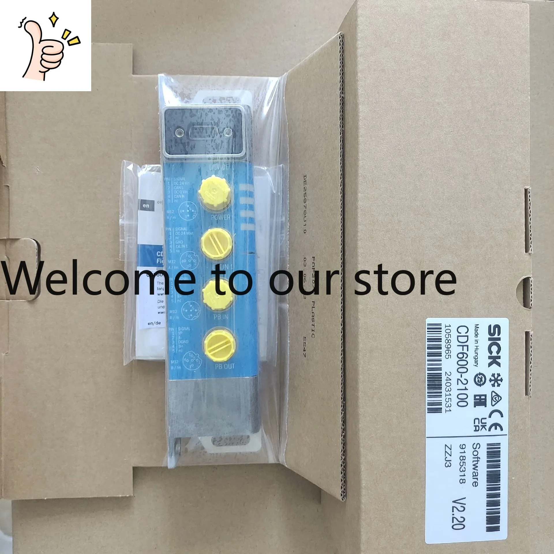 Brand New Original Genuine SICK Fieldbus Proxy Server Gateway CDF600