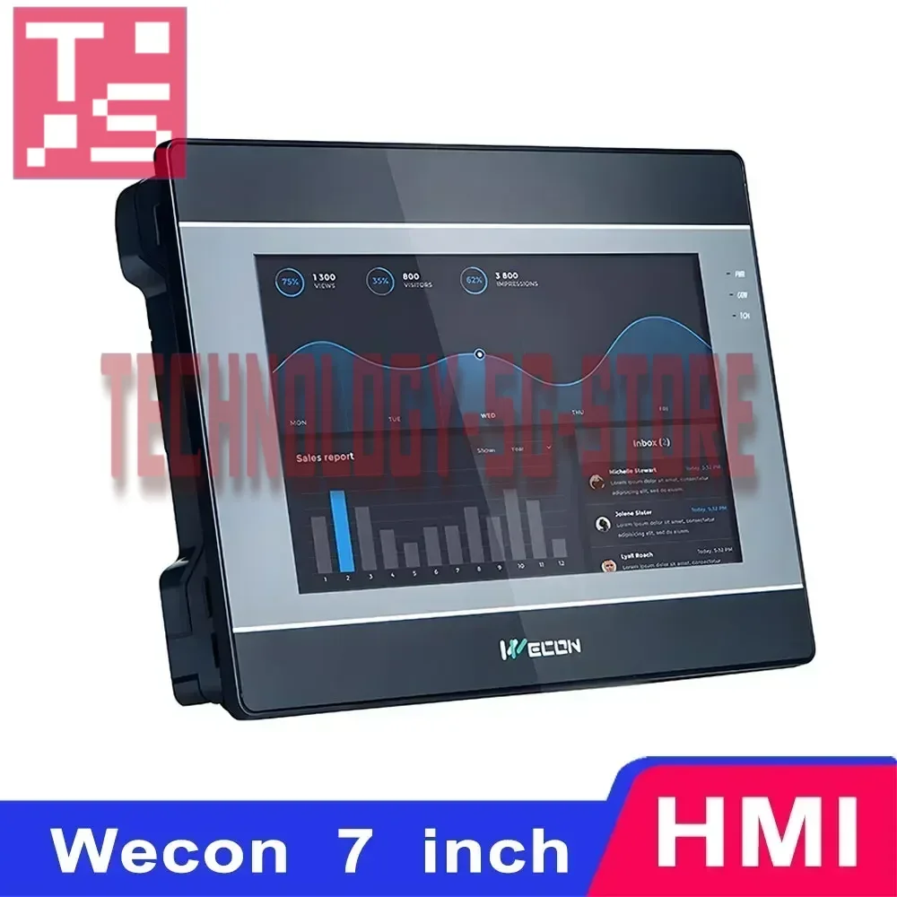 

Wecon HMI 7inch 7 Inch 10 Inch HMI IN1071 IN1072 with Ethernet Human Machine Interface Industrial Display Screen