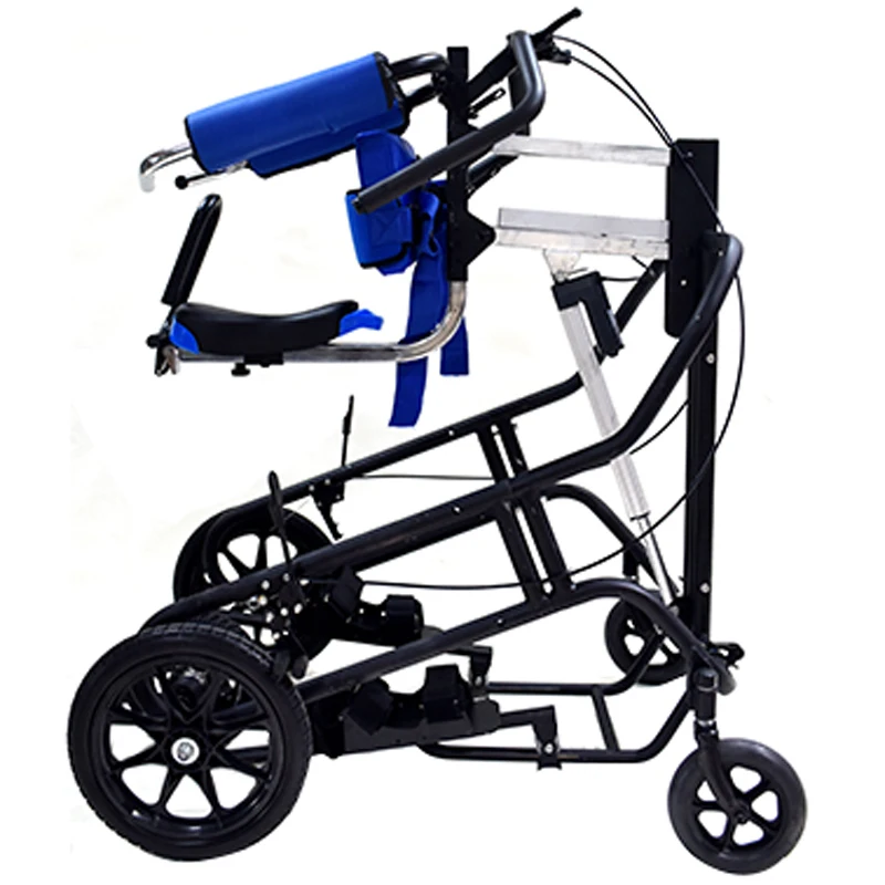 Elderly assisted walking device Electric lifting lower limb muscle weakness hemiplegia standing walking gait training frame