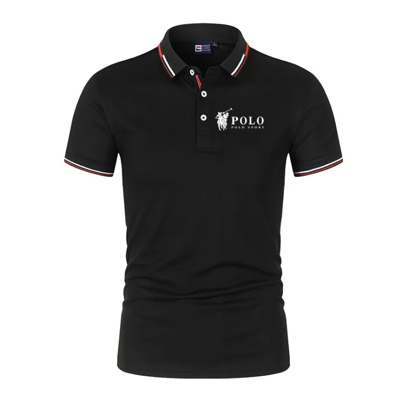 Men's Premium Summer Polo Shirt 2026 Quick Dry Breathable Short Sleeve Business Casual Golf Shirt for Work & Sports