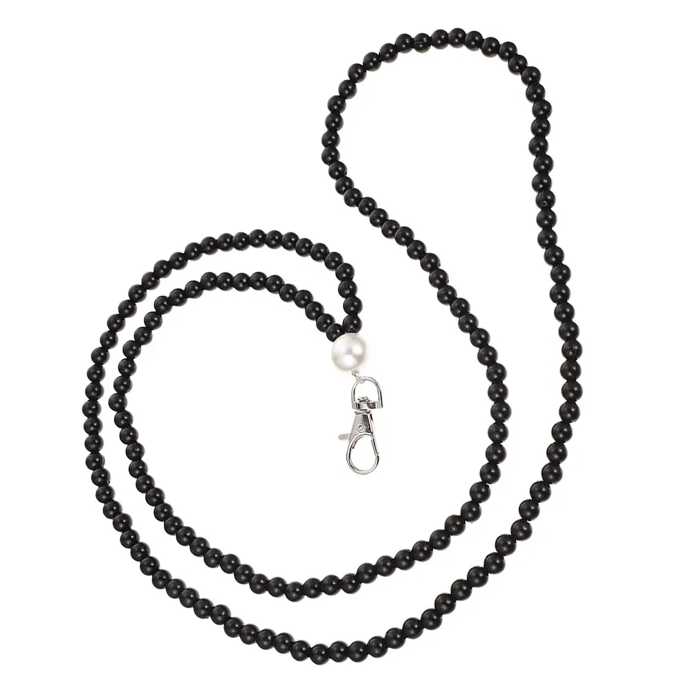 

Zipper Puller Practical Wear-resistant Dress Helper Travel Zipper Pulls Back Black Pearl Chain Sewing Supplies