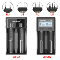 LiitoKala LII-CH2 Lii-C2 Lithium Battery Multifunctional Charger For 3.7V 21700 18650 26650 17500 1.2V AA AAA SC Batteries