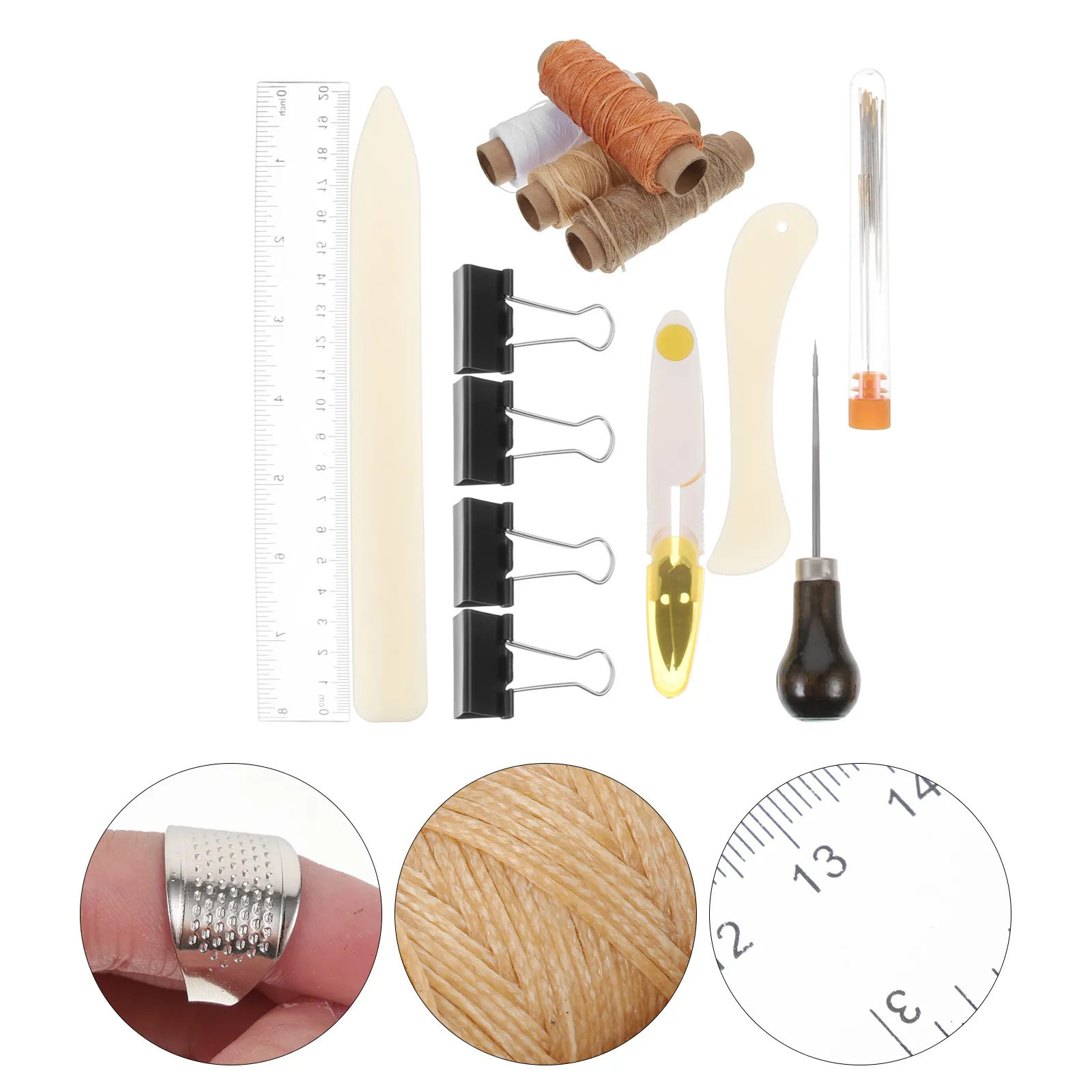

1Set Working Tools Kit Compact DIY Craft Set Professional Sewing Needles for Hand Stitching Projects Accessories