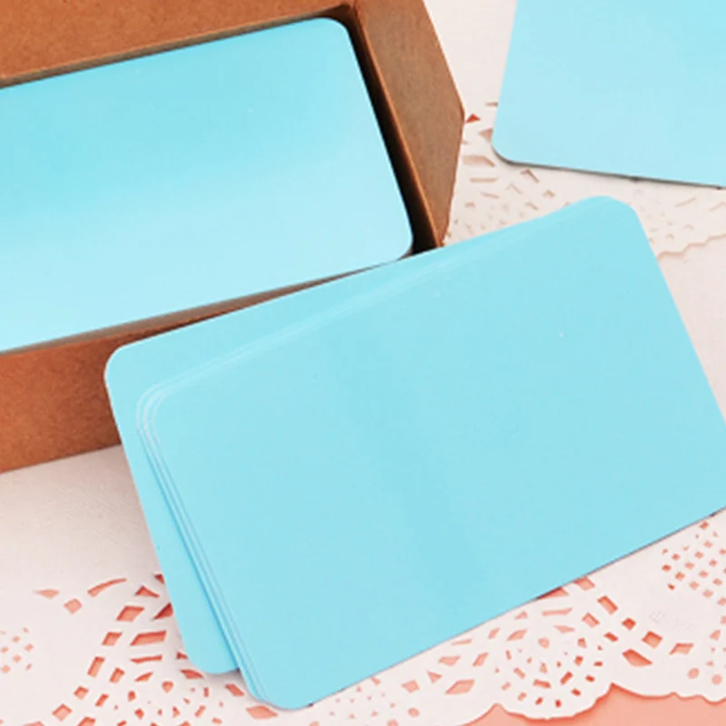 DIY 빈 종이 카드, 손으로 만든 메시지 카드, 소년 소녀