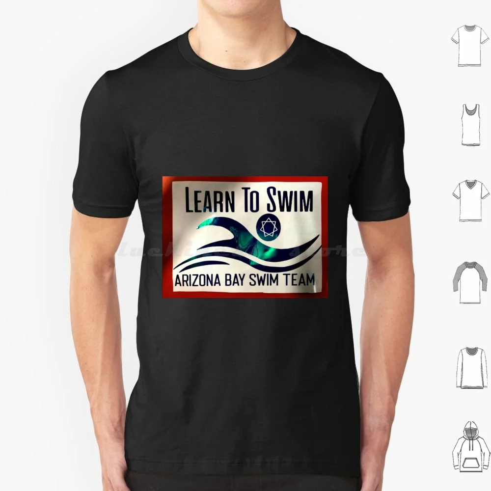Learn To Swim Best Trending T Shirt Big Size 100% Cotton Learn To Swim Best Trending