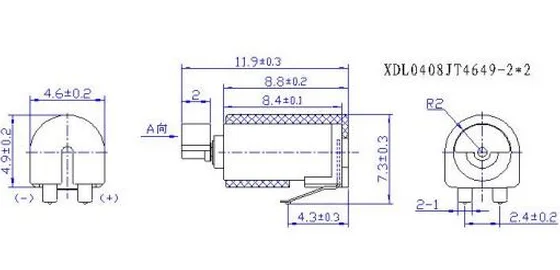 10-100PCS Hollow cup motor, low vibration motor, cylindrical spring clip, 0408 micro motor, vibration oscillator, small motor vi