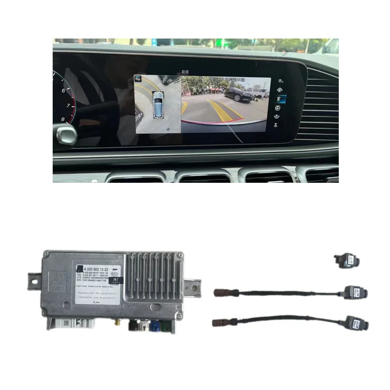 

Original Car 360 Degree Camera System For Mercedes-Benz GLE GLS X167 2019-2023 GLE350 GLE450 GLS450 Waterproof Night View CCD