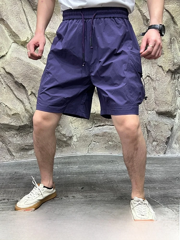 

Qui Dry Breathable 3D Tailored Outdoor Workwear orts for Men Summer Lightweight Straight Leg Casual Trousers