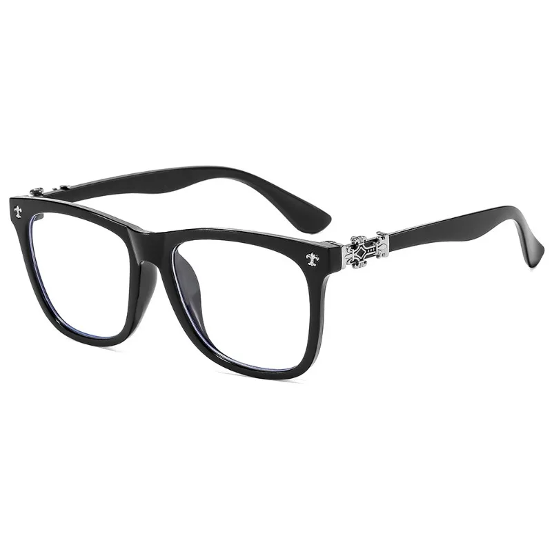 Neue Modische Einfache Rechteckige Lesebrille für Damen, Harz-Lesebrille, Gotische Blaulichtfilter-Brille – Detail 5