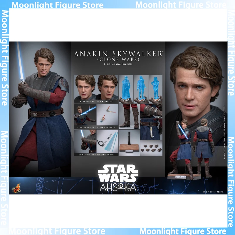 В наличии 100% оригинальные HotToys TMS129 Звездные войны Анакин Скайуокер клони войны 1/6 аниме фигурка игрушка подарочная модель коллекция