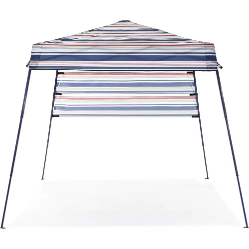 

3049370VMI Tropez Outdoor Portable Beach Gazebo Shelter with Carrying Case, Red, White, and Blue