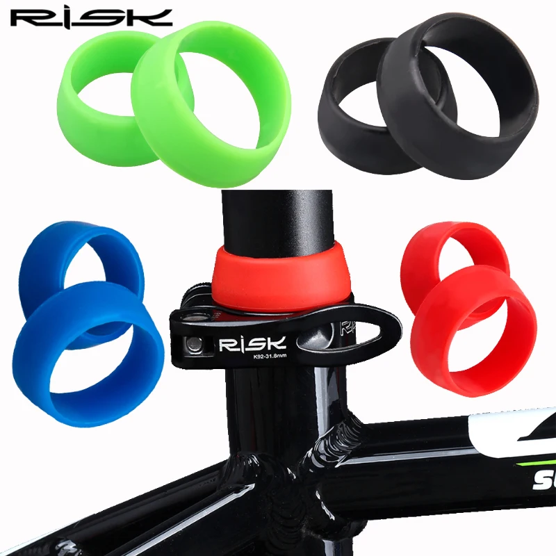 Risk Mtb Seatpost Silicone Protective Case Bicycle Dropper Cover Waterproof Canote Seat Tube Dust Guard Road Bike Post Protector