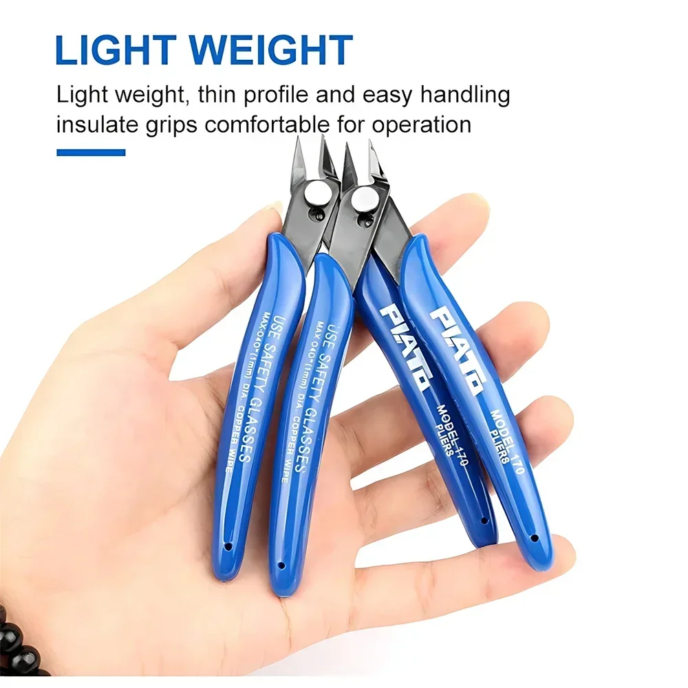 1/5/10PCS PLATO 170 Wishful Clamp DIY Electronic Diagonal Pliers Side Cutting Nippers Wire Cutter 3D Printer Parts Durable Tool