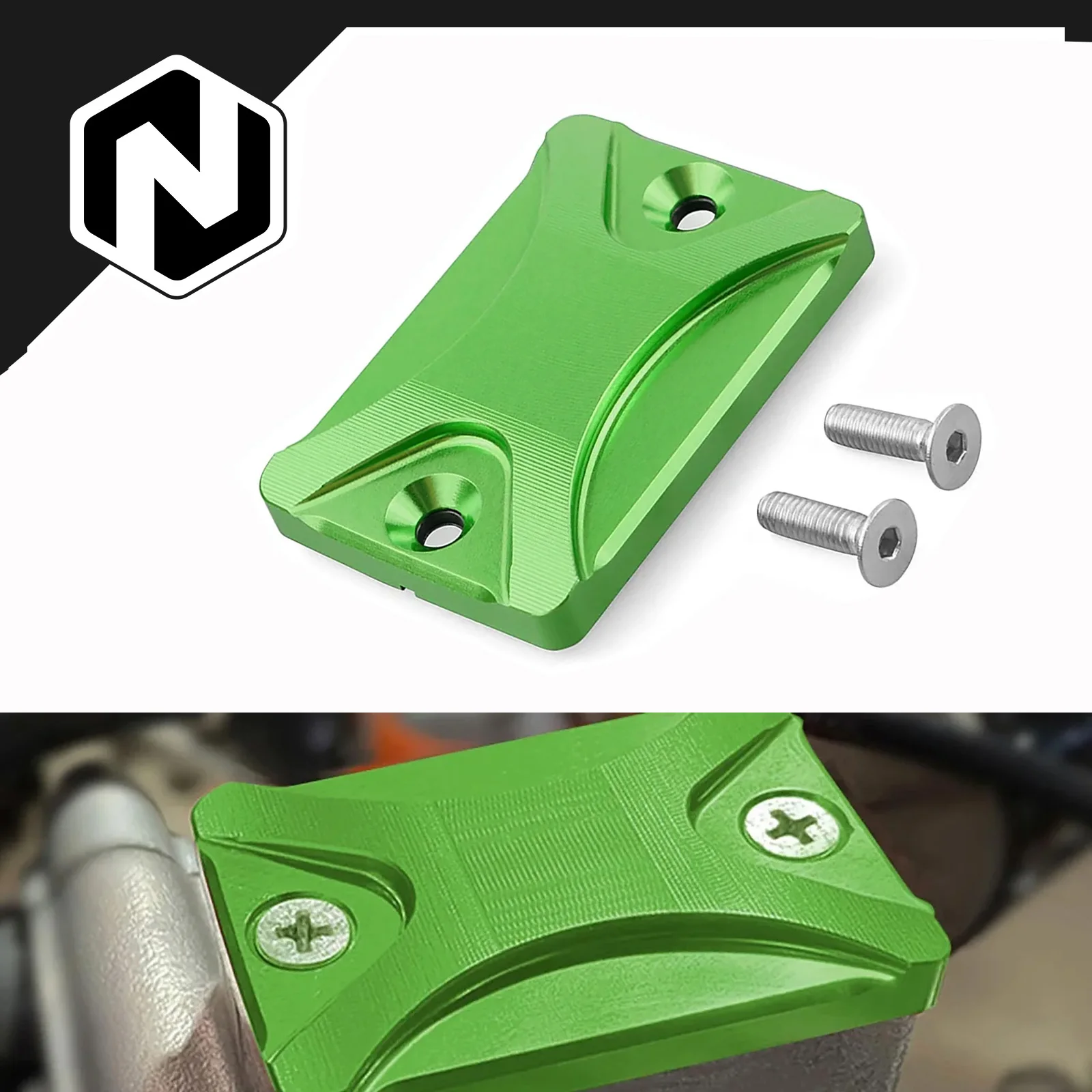 

Front Brake Reservoir Cover Cylinder Cap For Kawasaki Z250 Z300 Ninja 250 250R 250SL 300 Versys-X 250 KFX400 KFX450R KFX700