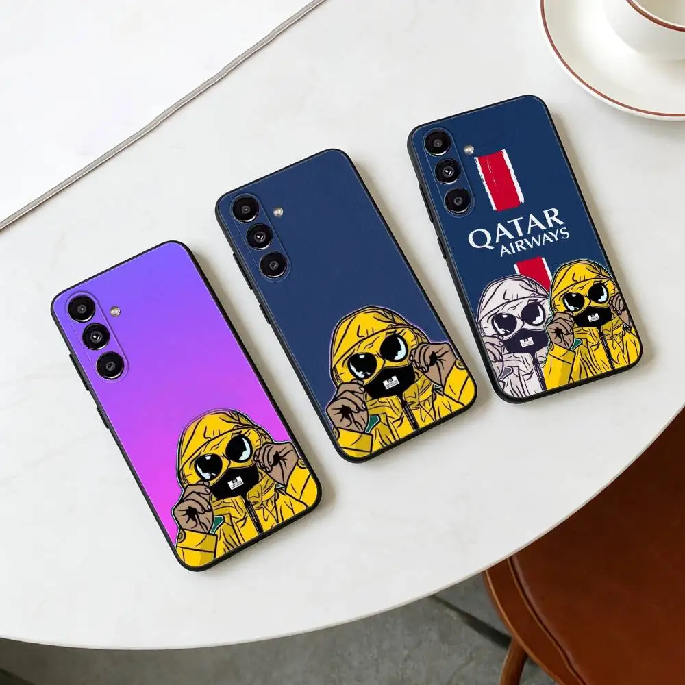 

Brand C-CP P-Puals Phone Case For Samsung Galaxy A91,80,73,72 ,71,53,52,32 ,31,22,21s,20,Soft Black Case