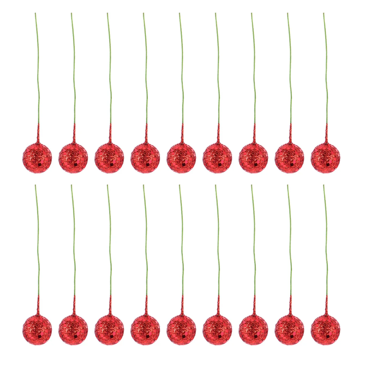 

50Pcs Christmas Berry Photo Props DIY Decoration Accessories Chic Simulation Berry for Christmas Tree Gift Wrapping Holiday