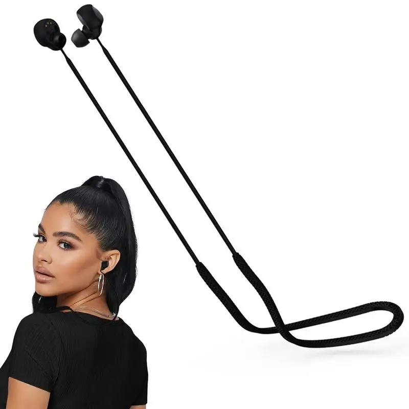 

Anti-Lost Silicone Earphone Rope Holder Cable forLinkBuds S Airbuds Wireless Blue Tooth Headphone Neck Strap Cord String