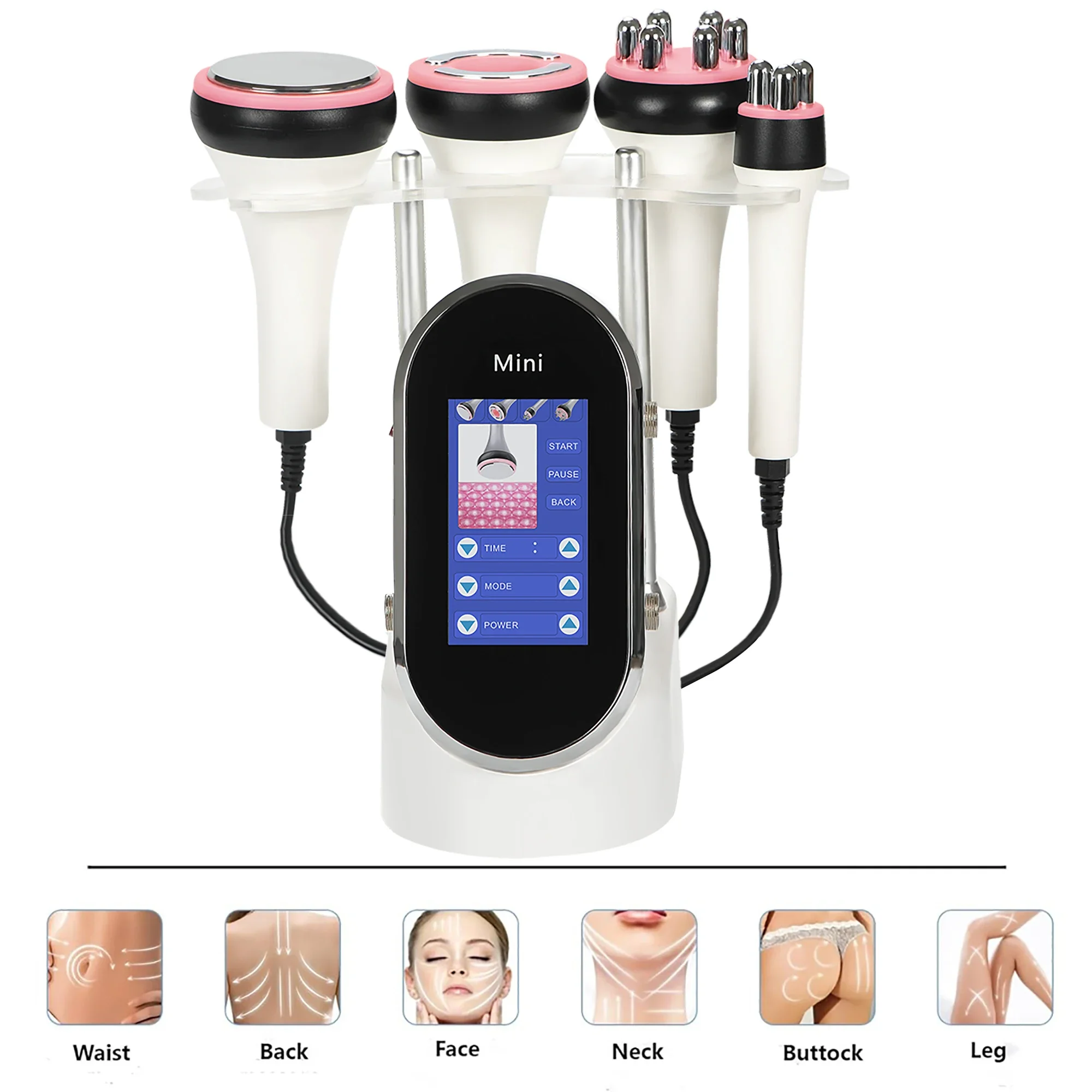 New 4 in 1 Facial Care 40K Cavitation Lipo Slimming Ultrasonic Liposuction Cavitation Machine Skin Tightening Lifting Device