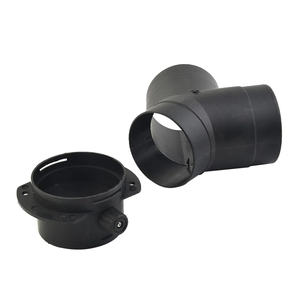 Air Vent Y Branch Outlet Connector Black For Webasto Air Diesel Heater I47720 Plastic Valve Vavle Flap 75mm(3\\\