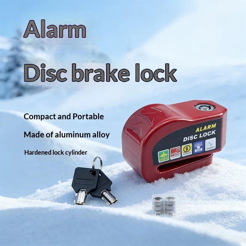 Electric Vehicle Disc Brake Lock Motorcycle Anti-theft Alarm Lock Bicycle Mountain Bike Disc Brake Lock Single Pack