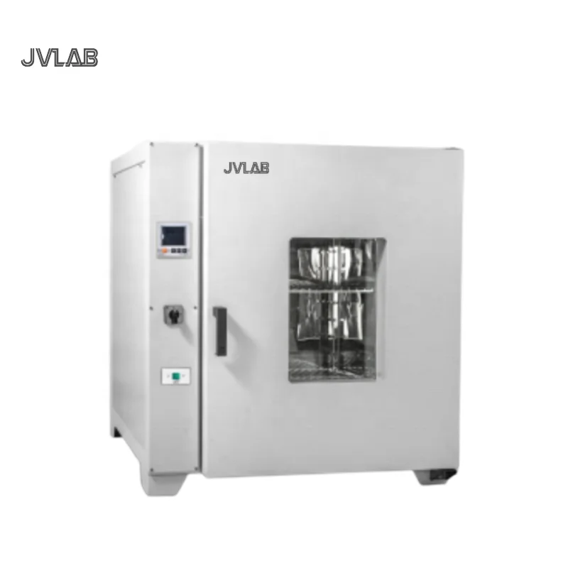 Forced Air Drying Oven LCD Display Horizontal Lab Drying Equipment 25L 32L 54L 72L Stainless Steel Chamber Temp. RT +10~200(C)