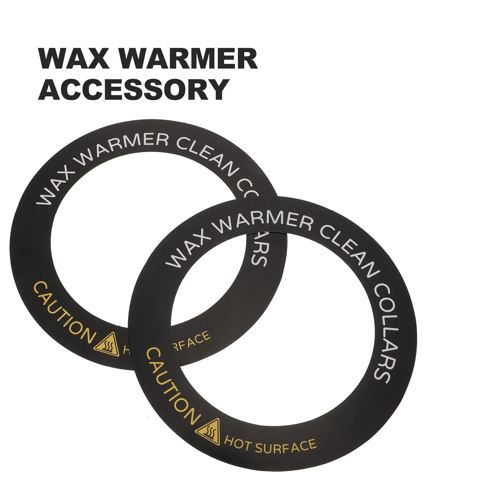 

50Pcs Paper Washer Accessory for Wax Heater Stain Resistant Mat Unhairing Wax Warmer Replacement Black Paper Washer Accessory