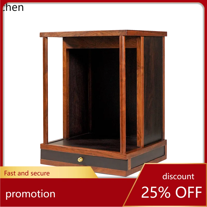 Cz solid wood cabinet can be hung on the wall for home incense case god slot   temple offering table guanyin god of wealth