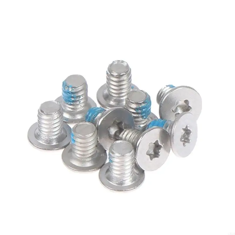 G8TA 10pcs Laptop Bottom Case Base Cover Screws for XPS13 15 9343 9350 9360 9550 9560 5510 Durable Metal Construction