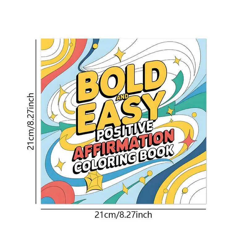 Livres de coloriage pour adultes, relaxation, soulage le Stress, amusant, Portable, affirmation, jouet de coloriage, stimule votre humeur