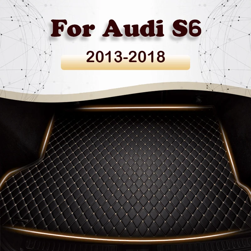 

Car trunk mat for Audi S6 2013 2014 2015 2016 2017 2018 Cargo Liner Carpet Interior Parts Accessories Cover