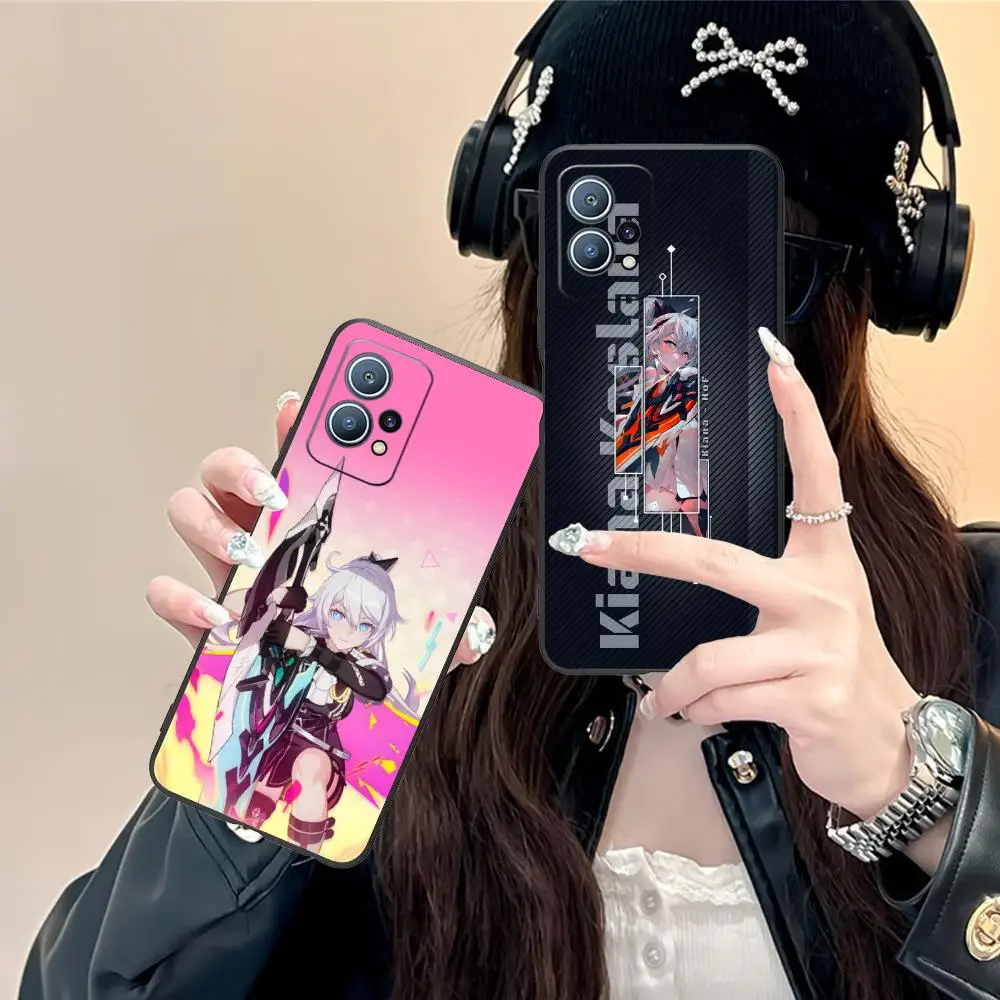 

Чехол для телефона Honkai Impact Kiana Herrscher для Huawei P60 P50 P40 P30 P20 P10 P9 P8 Pro Lite Plus, черный красивый чехол для мобильных телефонов